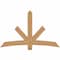 Ekena Millwork Alberta Smooth Timber Gable Bracket, Western Red Cedar, 72"W x 45"H x 5 1/2"D x 5 1/2"F, 15/12 Pitch GBW072X45X0606ALB00SWR - alternate 1